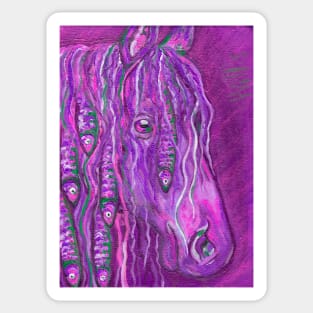 Pink horse Sticker